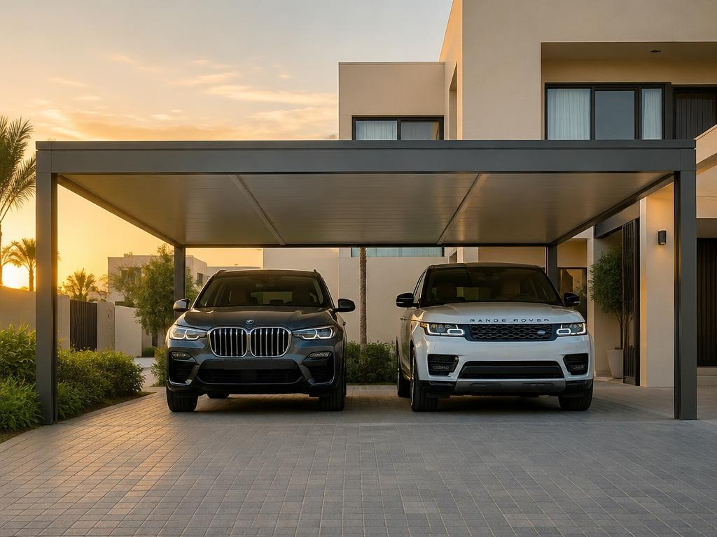 Double Car Parking Shade