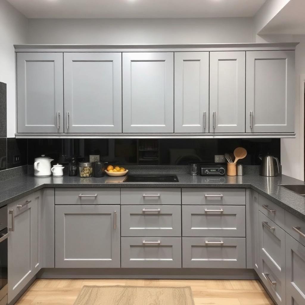 Grey Kitchen Cabinets